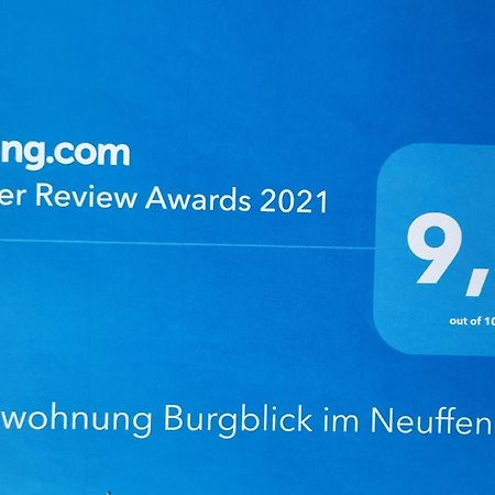 Ferienwohnung Burgblick Im Neuffener Tal Mit Sauna Und Wallbox Frickenhausen  エクステリア 写真