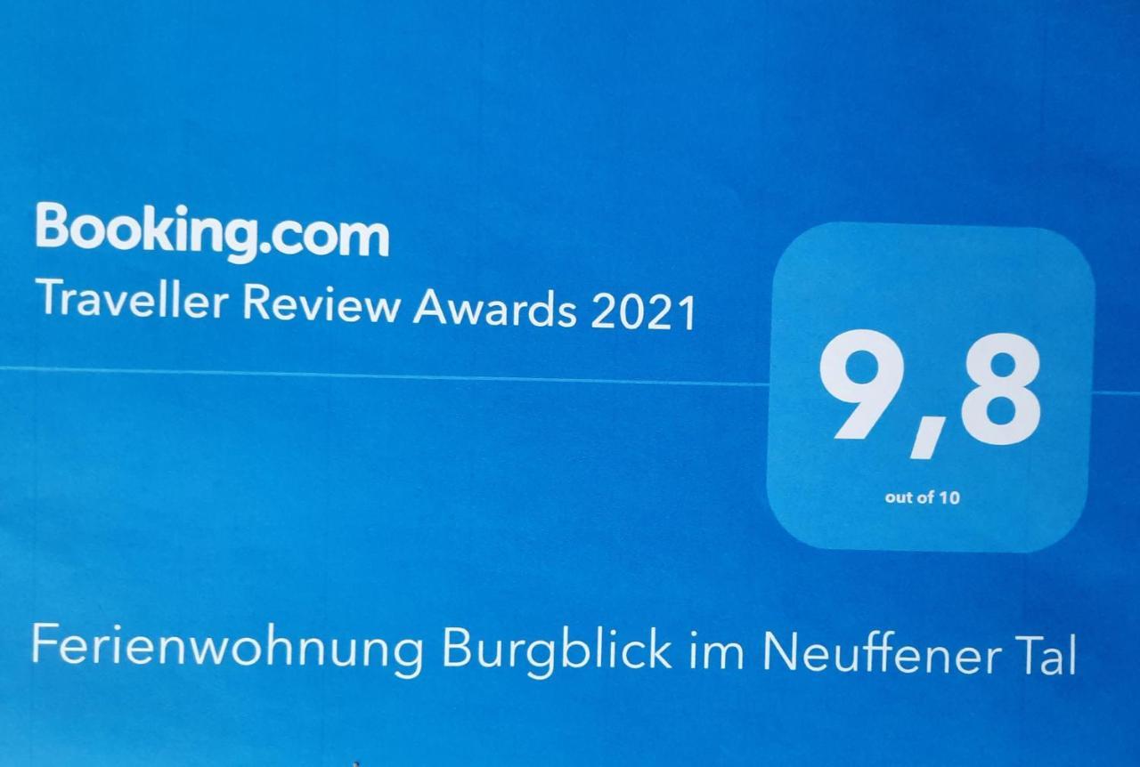 Ferienwohnung Burgblick Im Neuffener Tal Mit Sauna Und Wallbox Frickenhausen  エクステリア 写真